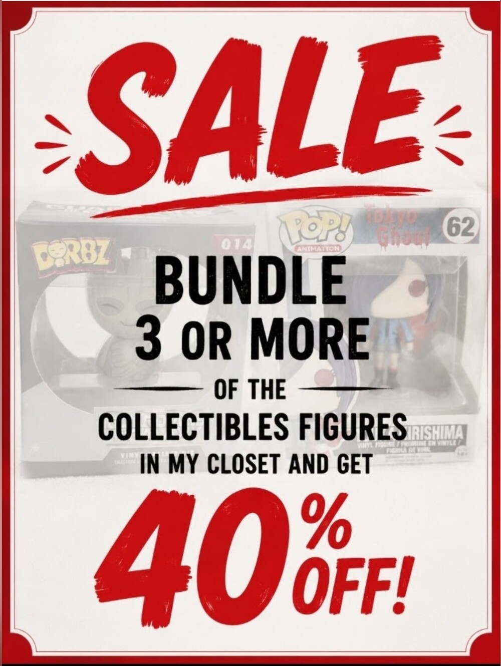 SALE IN COLLECTIBLE FIGURES!